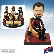 Star Trek: The Next Generation Riker Build-a-Bridge Deluxe Bobble Head 2 of 8